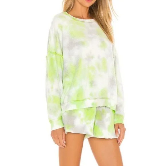 NWT Free People KELLY SET in Citron, Gray & Cream - Picture 3 of 11